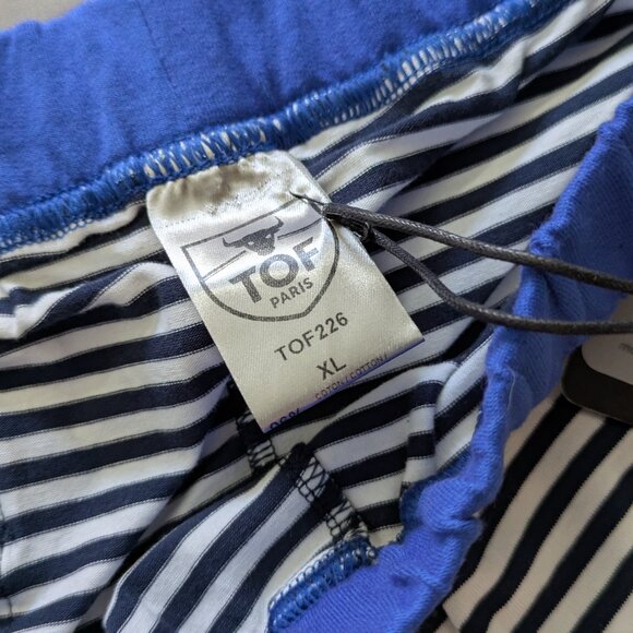 TOF Paris Sailor Sexy mini-shorts, blue, size XL, NWT - Picture 10 of 11